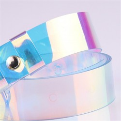 Trasparente - arcobaleno laser - cintura alla moda - 90cm - 100cm - 110cm - 120cm