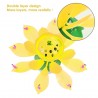 Candela di compleanno girevole a forma di loto con 8 piccole candele & canzone di buon compleanno