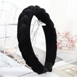 Elegant braided velvet headband - hair bandHair