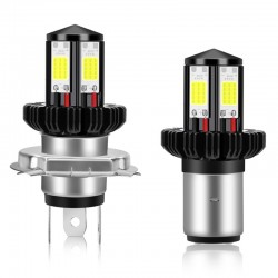 H6 - BA20D - faisceau Hi-lo - ampoule de phare de moto LED