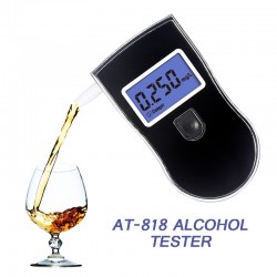 tester alcool professionale - esposizione LCD della polizia alito digitale - respiratore per l'alcotester dei conducenti ubriach