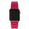 bracelet en résine pour bracelet de montres de pomme bracelet bracelet bracelet pour iwatch - 4/3/2 bandes iwatch rose boucle en