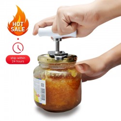 Manuale in acciaio Steel Easy Can Jar Opener regolabile 1-4 pollici Cap Lid Openers Tool Cucina Gadget