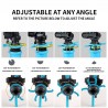 360 degree rotating garden water sprinkler - durable adjustable sprayer - incl. metal standSprinklers