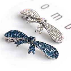 Elegante cristallo bowknot - clip per capelli - hairpin