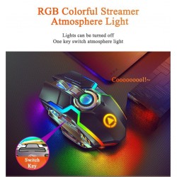 Wireless optical mouse - 1600DPI - USB - 2.0 receiverMouses