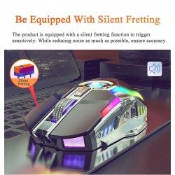 Wireless optical mouse - 1600DPI - USB - 2.0 receiverMouses