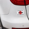 POWERED BY JAPAN MOTORSPORTS - car sticker - 11.2cm * 7.5 cmStickers