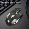 Wireless optical gaming mouse - rechargeable - silent - LED backlit - ergonomicMouses