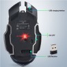 Wireless optical gaming mouse - rechargeable - silent - LED backlit - ergonomicMouses