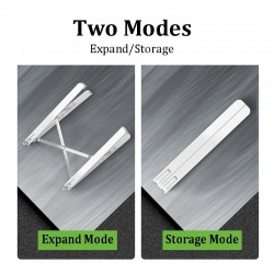 MacBook / laptop pc plastic stand - with silica gel protection - adjustable & foldableStands
