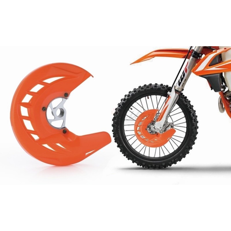 Motorcycle front brake disc protection guard - protective coverProtective gear