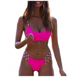 Cinghie color arcobaleno - bikini - 2 pezzi