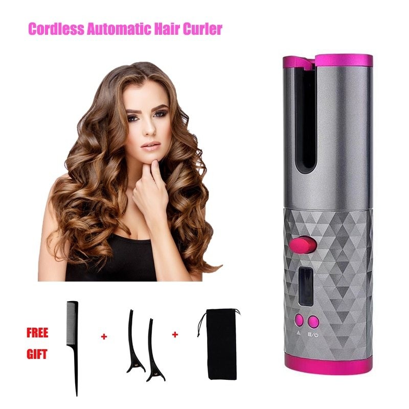 Automatico - cordless - hair curler - wireless - usb - ricaricabile - strumenti di styling