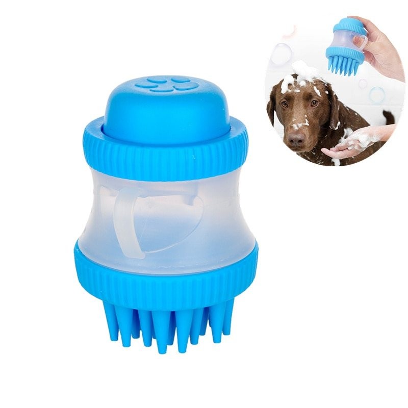 Pet cleaning brush - massage - silicone - bath- shower - accessoriesCare