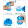 Brosse de nettoyage pour animaux - massage - silicone - douche - accessoires