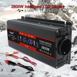 Inverter dc to ac - LCD display power - EU/ universal outlet - cigarette