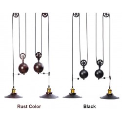 Vintage hanging pulley lamp - 2 / 3 heads - E27 - AC110 - 240VCeiling lights