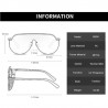 Steampunk - grandi occhiali da sole - unisex