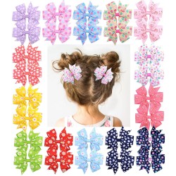 1Piece - Bougies de Cheveux de Ribbon avec Clip - Petites filles - Fleur