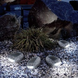Pietra LED - Pebbles - Impermeabile - Luce di roccia - Lampada solare