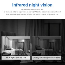 1080P - full HD camera with microphone - auto focus - night vision - motion detectionAudio Camera Video