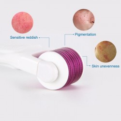 Aghi micro elettrici a LED - rullo derma - titanio - cura della pelle