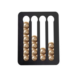 Nespresso coffee capsules holder - tower rack with adhesive tape - rotatableCoffee ware