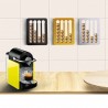 Nespresso coffee capsules holder - tower rack with adhesive tape - rotatableCoffee ware