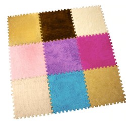 Mosaico quadrato - tappeto di velluto - puzzle in schiuma - moquette fai da te 25 * 25 cm