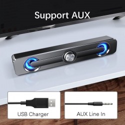USB - Altoparlante Bluetooth - stereo - subwoofer - impermeabile