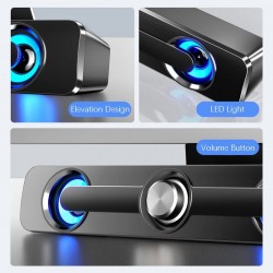 USB - Altoparlante Bluetooth - stereo - subwoofer - impermeabile