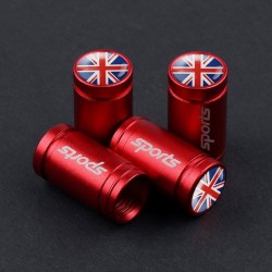 4Pcs - uk national flag - valve capsStyling parts