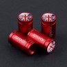 4Pcs - uk national flag - valve capsStyling parts