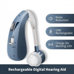 Rechargeable - Mini aide auditive numérique - Aides auditives sans fil