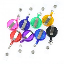 Retractable keychain - for ID card / badge holderKeyrings