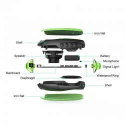 MG X1 - mini mango - Bluetooth speaker - waterproof - with metal hookBluetooth speakers