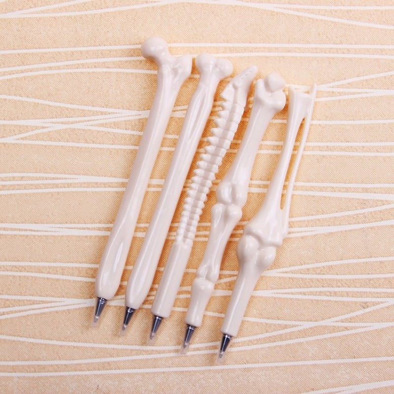 stylos à bille en forme d'os - 5 pièces