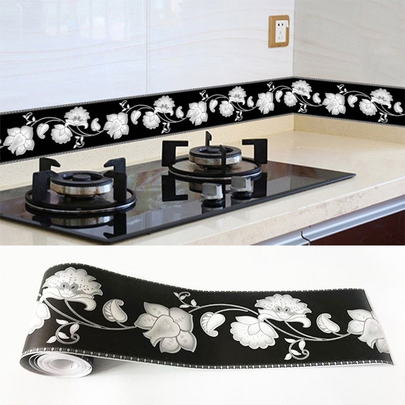Decorative 3D wall sticker - self adhesive tape - waterproof - 10 * 500 cmWall stickers