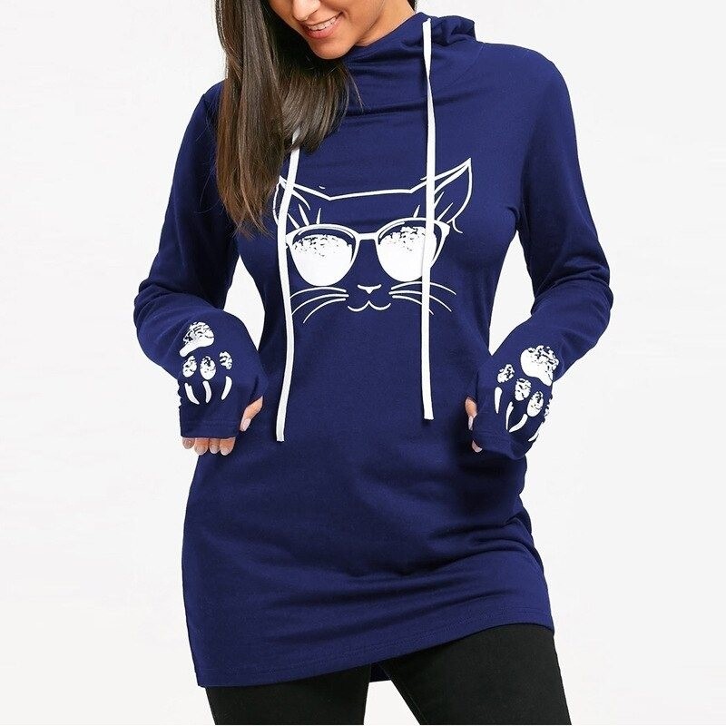 Harajuku Cat - Hoodies imprimées