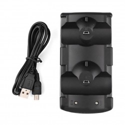 Caricabatterie Dual - USB - Playstation 3