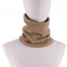 Écharpe chaude tricotée avec peluche - unisexe