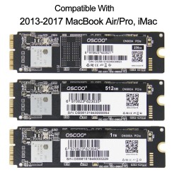256GB - 512GB - 1TB - memoria SSD per Macbook Air A1465 A1466 Macbook Pro Retina A1502 A1398 iMac A1419 A1418