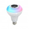 E27 - LED - RGB - haut-parleur Bluetooth - ampoule avec télécommande