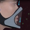 Trasparente copertura viso / bocca - maschera protettiva con visiera bocca apribile