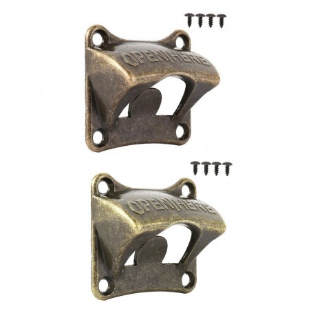 Wall mounted bottle opener - retro styleBar supply