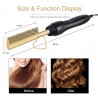 2 in 1 - multifunction hair straightener / curler / comb - wet / dry hairStraighteners