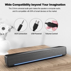 Soundbar - wireless speaker - with subwoofer - Bluetooth 5.0 - TV - laptop - PCBluetooth speakers