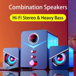 Computer speaker set - Bluetooth 5.0 - USB - suono stereo - basso