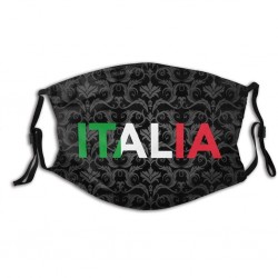 Bocca protettiva / maschera viso - riutilizzabile - Italia